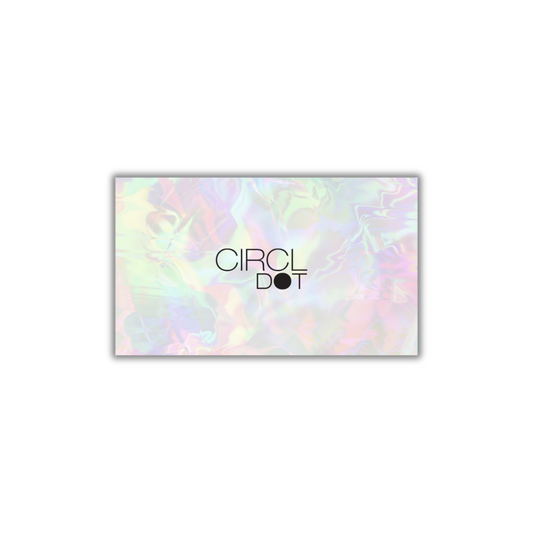 iridescent Digital Business Card