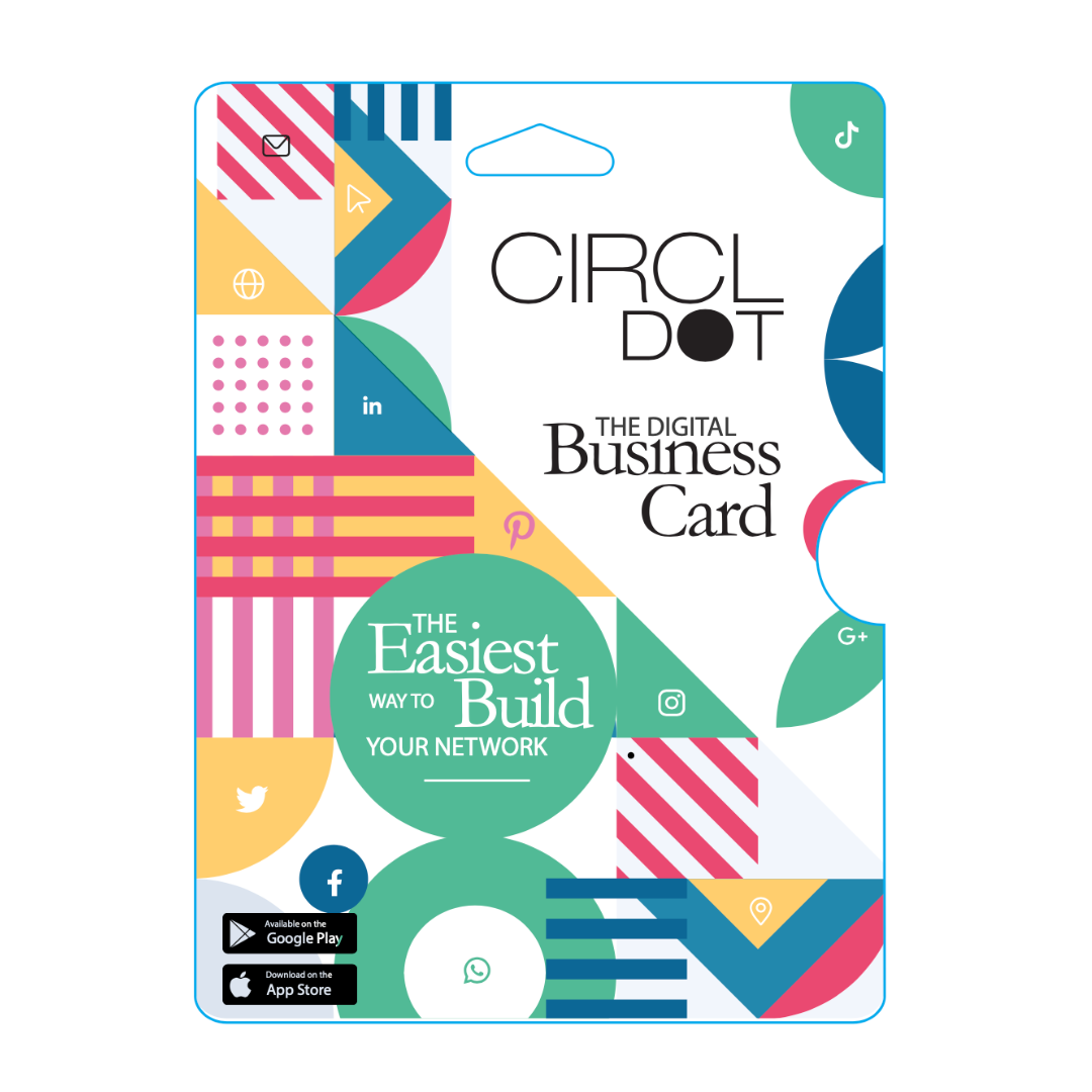 White Digital Business Card